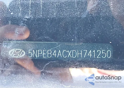 2013 Hyundai Sonata Gls z USA, uszkodzony, nr VIN 5NPEB4ACXDH741250